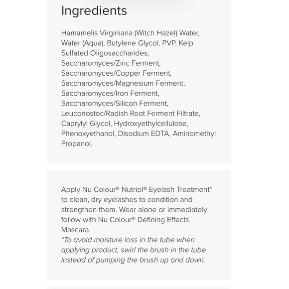 Nu Colour Nutriol Eyelash Treatment 5ML Retail $40 NEW - Picture 5 of 5